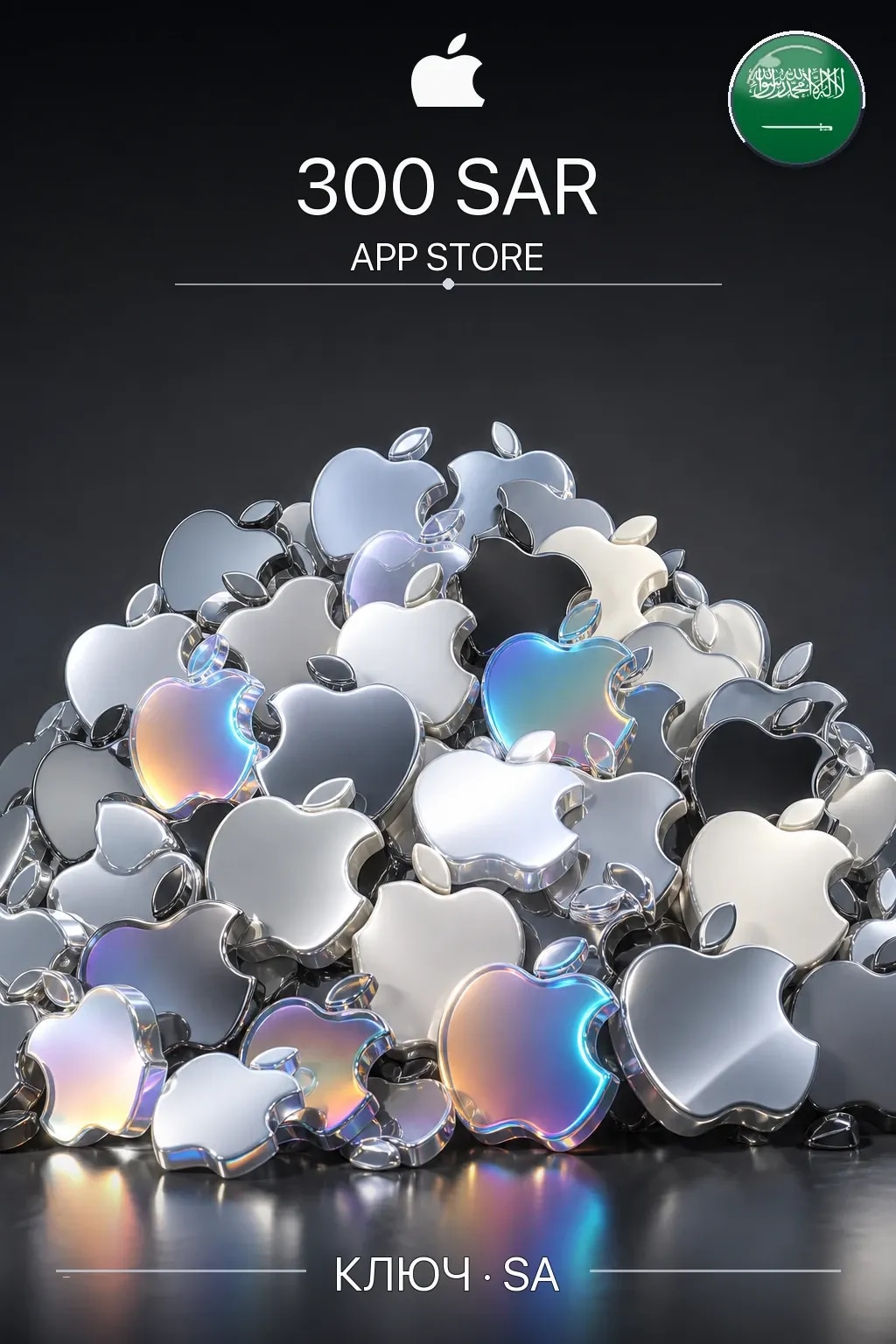 SAR 300 Apple gift card