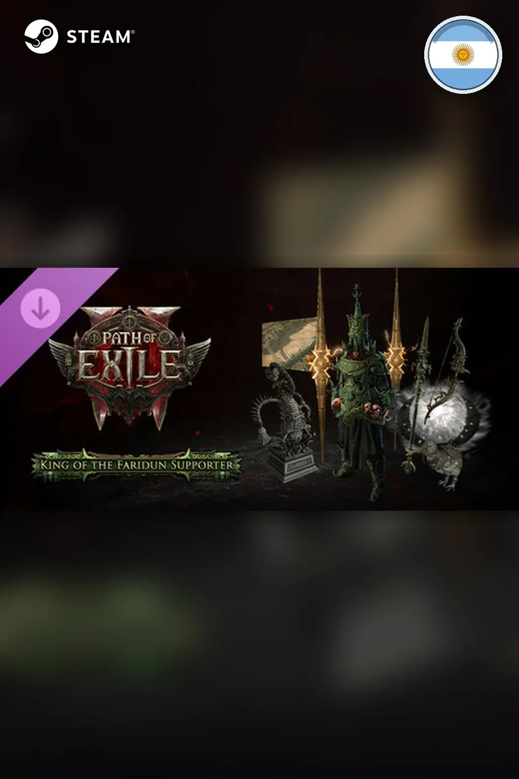 Path of Exile 2 - King of the Faridun Supporter Pack — Аргентина